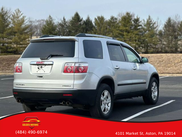 2011 GMC ACADIA SUV V6, 3.6 LITER SL SPORT UTILITY 4D
