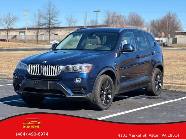 2017 BMW X3 SUV 4-CYL, TURBO, 2.0 LITER XDRIVE28I SPORT UTILITY 4D