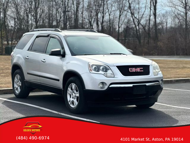 2011 GMC ACADIA SUV V6, 3.6 LITER SL SPORT UTILITY 4D