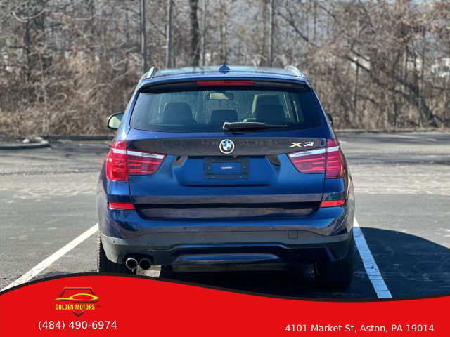 2017 BMW X3 SUV 4-CYL, TURBO, 2.0 LITER XDRIVE28I SPORT UTILITY 4D