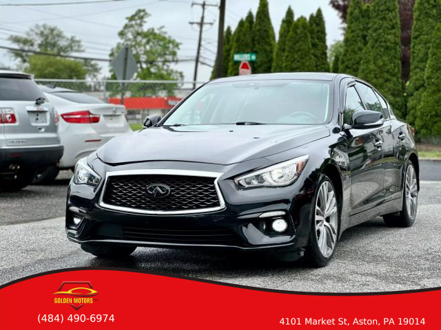 2019 INFINITI Q50 SEDAN V6, TWIN TURBO, 3.0 LITER 3.0T LUXE SEDAN 4D