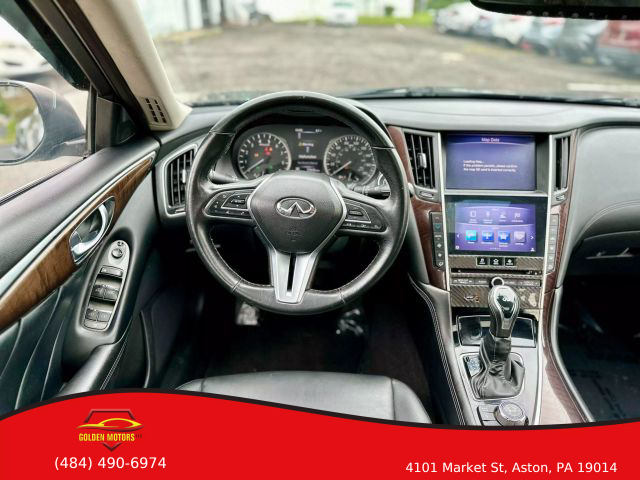 2019 INFINITI Q50 SEDAN V6, TWIN TURBO, 3.0 LITER 3.0T LUXE SEDAN 4D