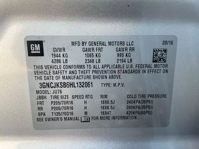 2017 CHEVROLET TRAX SUV SILVER AUTOMATIC - Peach State Motors