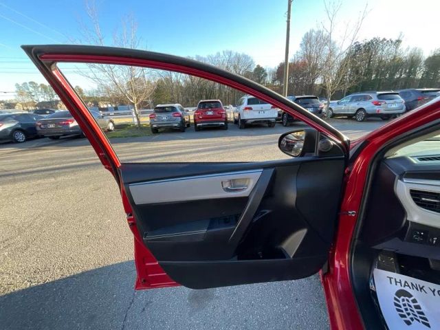 2015 TOYOTA COROLLA SEDAN RED AUTOMATIC - Peach State Motors
