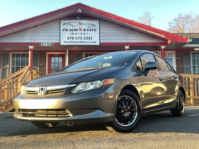 2012 HONDA CIVIC SEDAN GRAY AUTOMATIC - Peach State Motors