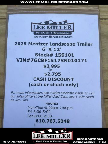 2025 Mentzer Custom Landscape Trailer - Image 12