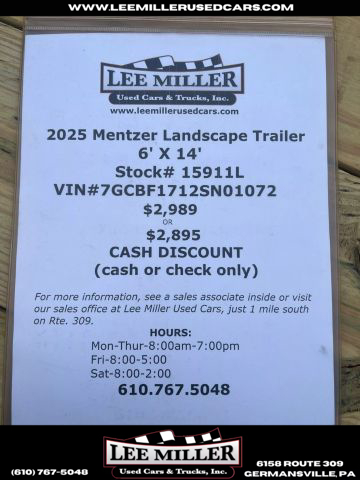 2025 Mentzer Custom Landscape Trailer - Image 11