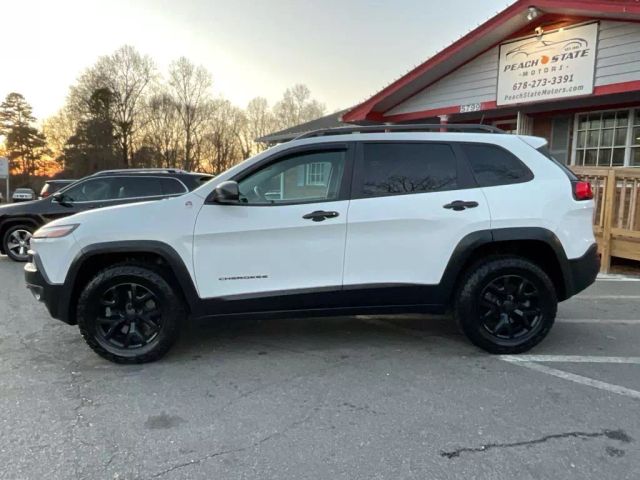 2017 JEEP CHEROKEE SUV WHITE AUTOMATIC - Peach State Motors