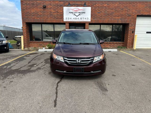 Used 2014 Honda Odyssey EX-L with VIN 5FNRL5H68EB125888 for sale in Elgin, IL