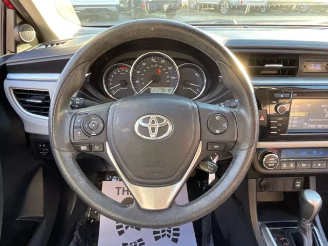 2015 TOYOTA COROLLA SEDAN RED AUTOMATIC - Peach State Motors