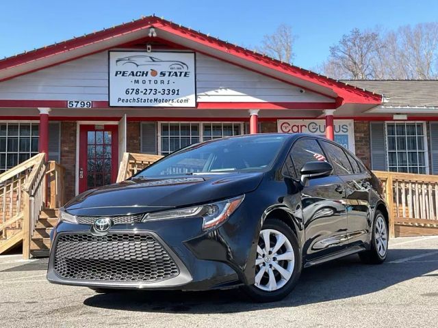 2020 TOYOTA COROLLA SEDAN BLACK AUTOMATIC - Peach State Motors