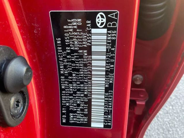 2015 TOYOTA COROLLA SEDAN RED AUTOMATIC - Peach State Motors