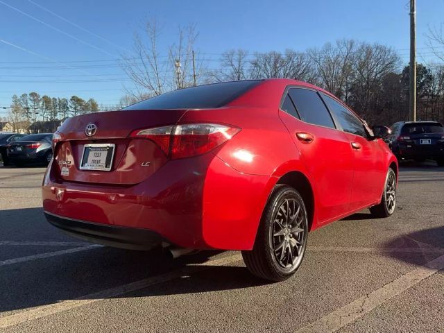 2015 TOYOTA COROLLA SEDAN RED AUTOMATIC - Peach State Motors