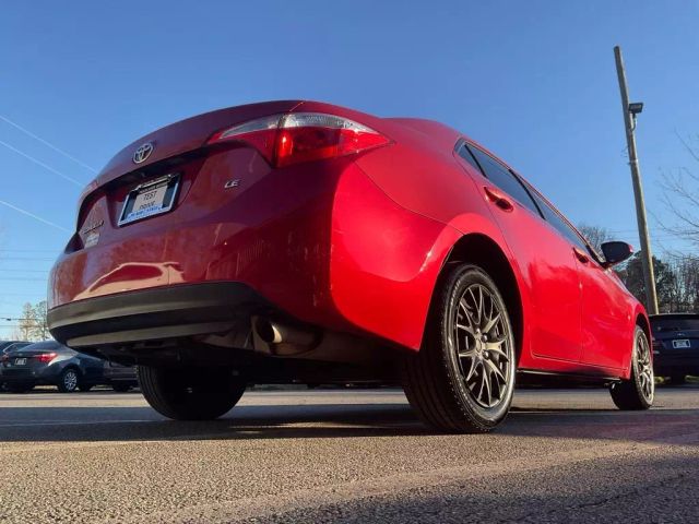2015 TOYOTA COROLLA SEDAN RED AUTOMATIC - Peach State Motors