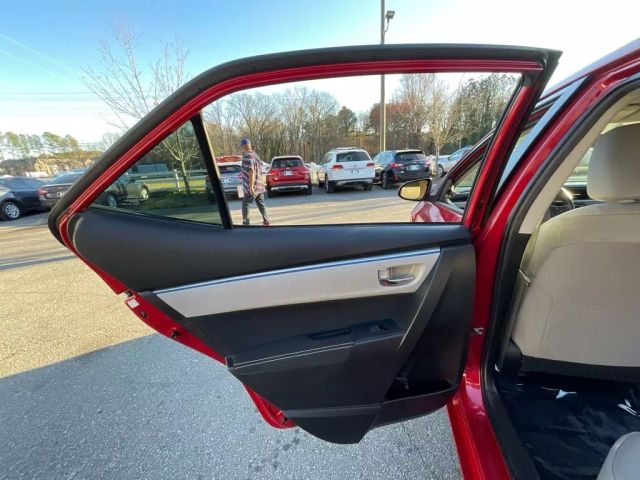 2015 TOYOTA COROLLA SEDAN RED AUTOMATIC - Peach State Motors