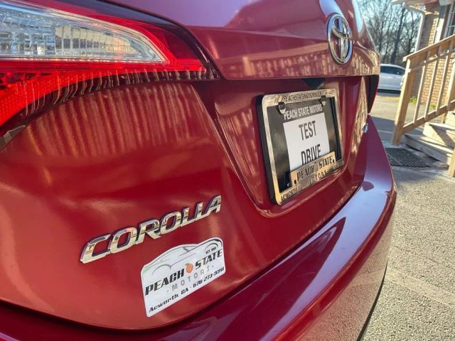 2015 TOYOTA COROLLA SEDAN RED AUTOMATIC - Peach State Motors