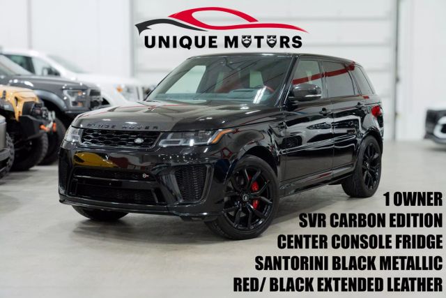 2021 LAND ROVER RANGE ROVER SPORT SUV V8, SUPERCHARGED, 5.0 LITER SVR CARBON EDITION SPORT UTILITY 4D