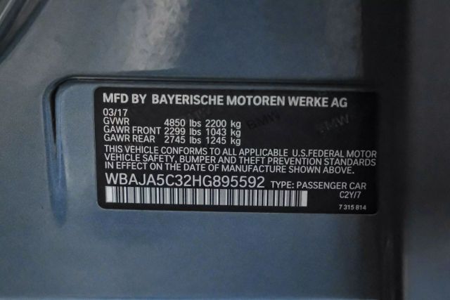 2017 Bmw 5 Series 530i Sedan 4d - Image 55