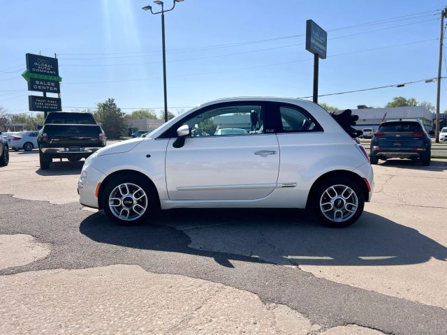 2012 FIAT 500 CONVERTIBLE 4-CYL, 1.4 LITER 500C LOUNGE CONVERTIBLE 2D