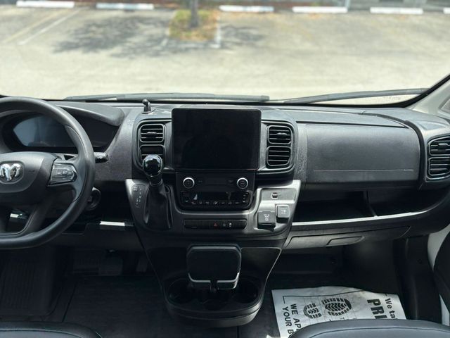 2023 RAM PROMASTER CARGO VAN CARGO V6, VVT, 3.6 LITER 2500 HIGH ROOF VAN 3D