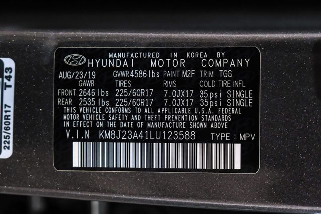 2020 Hyundai Tucson Se Sport Utility 4d - Image 51