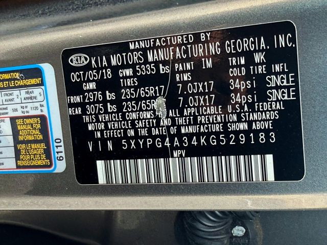 2019 Kia Sorento - Image 39