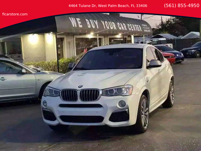Used 2017 BMW X4 M40i with VIN 5UXXW7C36H0U26720 for sale in West Palm Beach, FL