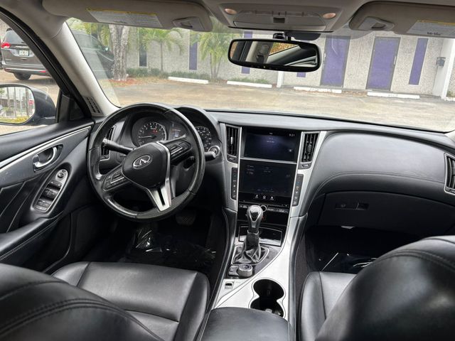 2020 INFINITI Q50 SEDAN V6, TWIN TURBO, 3.0 LITER 3.0T LUXE SEDAN 4D