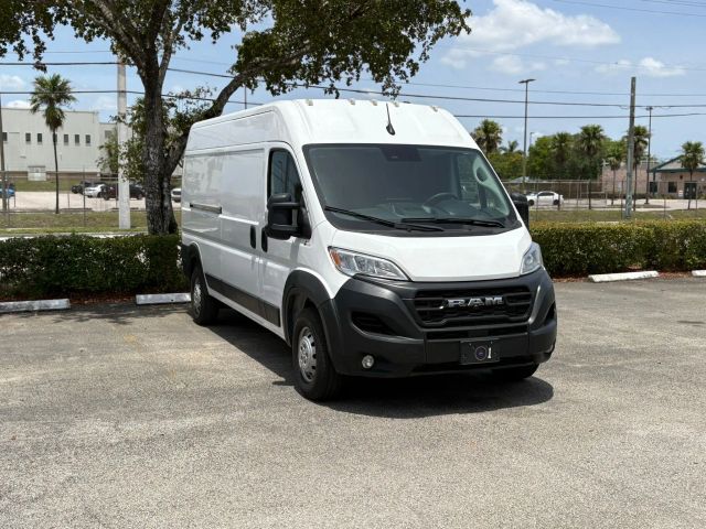 2023 RAM PROMASTER CARGO VAN CARGO V6, VVT, 3.6 LITER 2500 HIGH ROOF VAN 3D