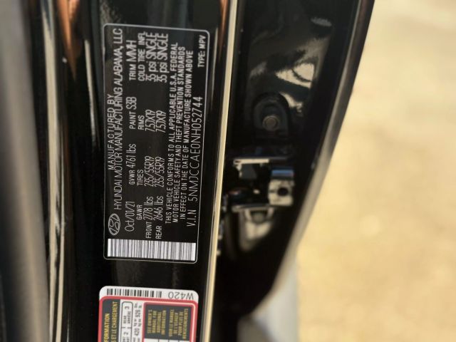 2022 HYUNDAI TUCSON SUV 4-CYL, GDI, 2.5 LITER SEL SPORT UTILITY 4D