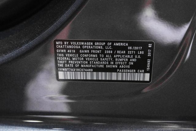 2017 Volkswagen Passat 1.8t Se Sedan 4d - Image 57