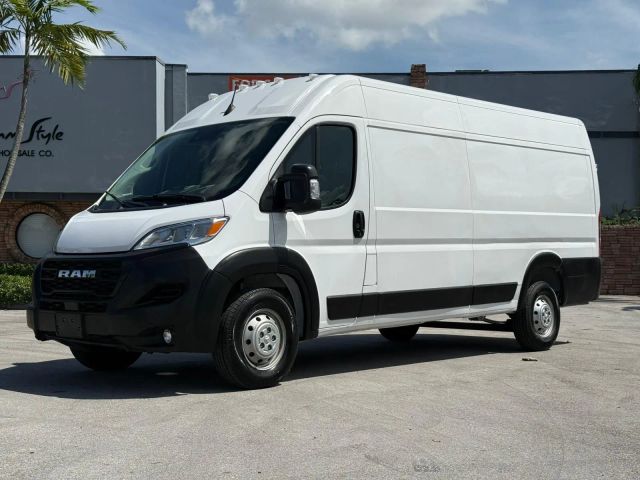 2023 RAM PROMASTER CARGO VAN CARGO V6, VVT, 3.6 LITER 3500 HIGH ROOF EXTENDED VAN 3D