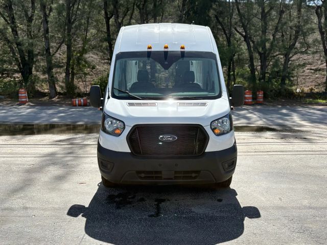 2024 FORD TRANSIT 350 HD CARGO VAN CARGO V6, FLEX FUEL, 3.5 LITER EXTENDED LENGTH HIGH ROOF DRW W/9,950-LB GVWR VAN 3D
