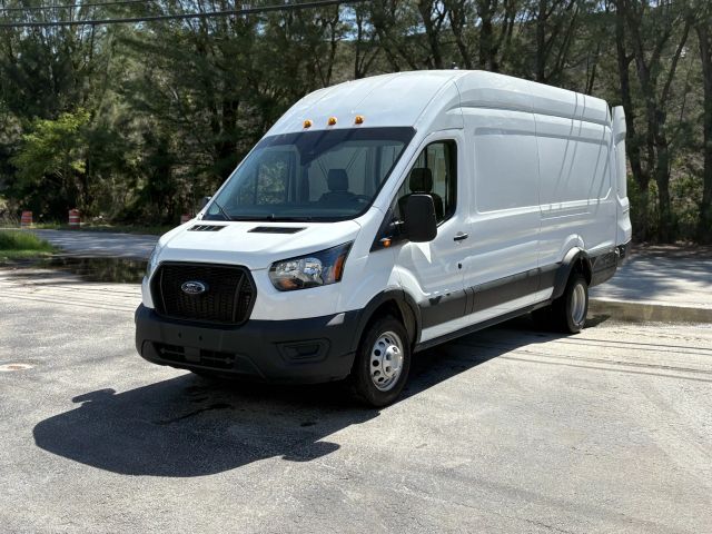 2024 FORD TRANSIT 350 HD CARGO VAN CARGO V6, FLEX FUEL, 3.5 LITER EXTENDED LENGTH HIGH ROOF DRW W/9,950-LB GVWR VAN 3D