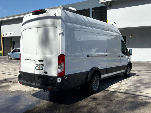 2024 FORD TRANSIT 350 HD CARGO VAN CARGO V6, FLEX FUEL, 3.5 LITER EXTENDED LENGTH HIGH ROOF DRW W/9,950-LB GVWR VAN 3D