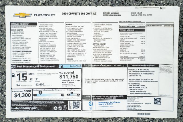 2024 Chevrolet Corvette Z06 Convertible 2d - - Image 19