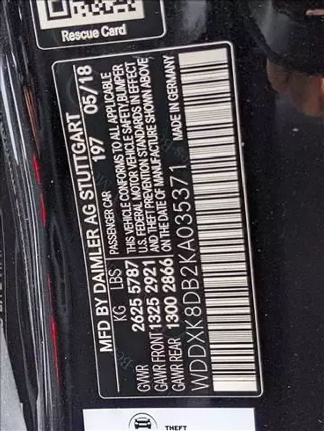2019 MERCEDES-BENZ S-CLASS S 560 CABRIOLET 2D