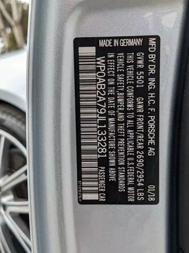 2018 PORSCHE PANAMERA 4S SEDAN 4D