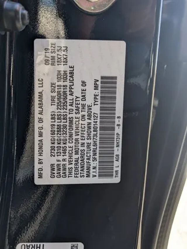 2020 HONDA ODYSSEY EX-L MINIVAN 4D