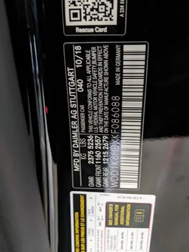 2019 MERCEDES-BENZ E-CLASS E 450 CABRIOLET 2D
