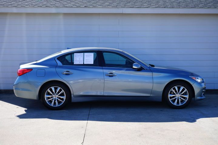 Used 2015 INFINITI Q50 Premium with VIN JN1BV7AR7FM398554 for sale in Garland, TX