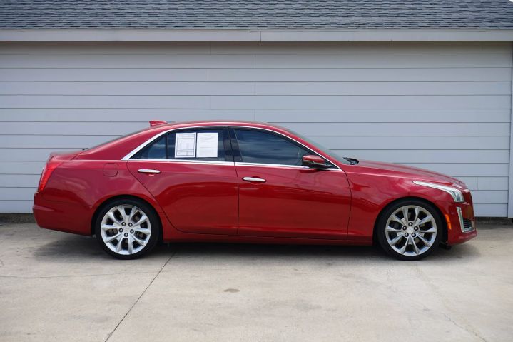 Used 2015 Cadillac CTS Sedan V-Sport with VIN 1G6AU5S81F0117896 for sale in Garland, TX