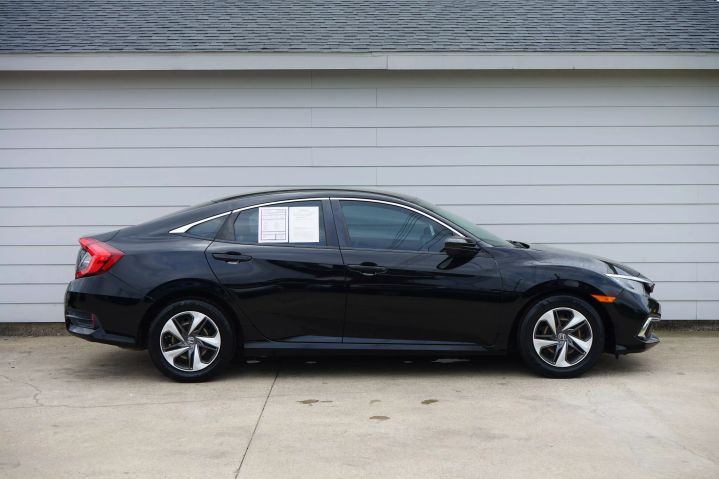 Used 2019 Honda Civic LX with VIN 19XFC2F61KE040932 for sale in Garland, TX