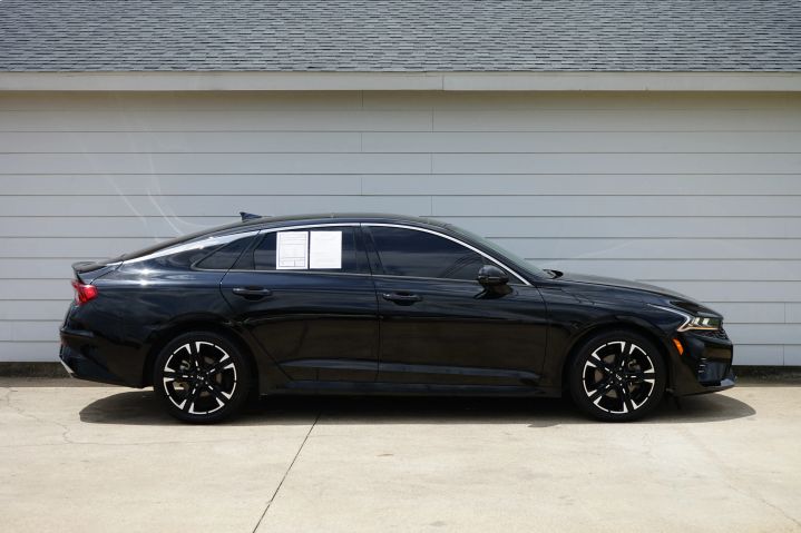 Used 2021 Kia K5 GT-Line with VIN 5XXG64J2XMG042717 for sale in Garland, TX