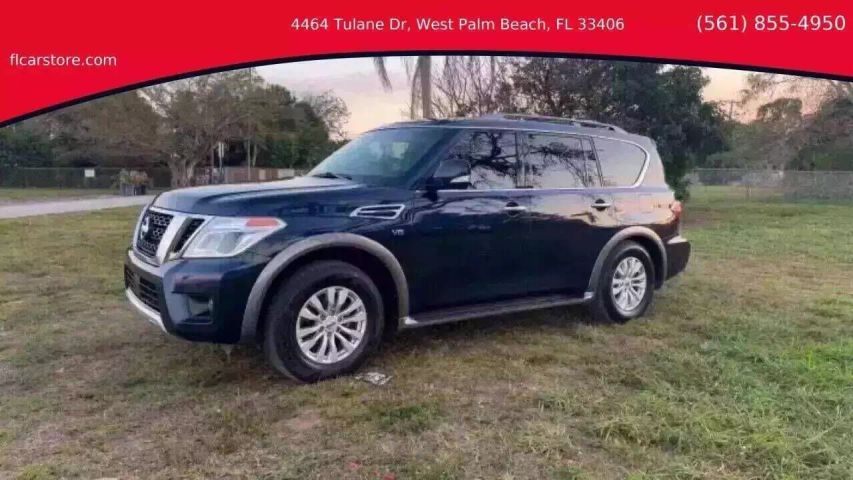 Used 2017 Nissan Armada SV with VIN JN8AY2NC1H9501213 for sale in West Palm Beach, FL