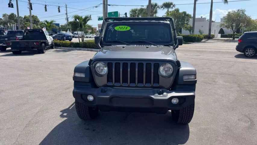 Used 2018 Jeep All-New Wrangler Unlimited Sport with VIN 1C4HJXDG7JW200887 for sale in West Palm Beach, FL