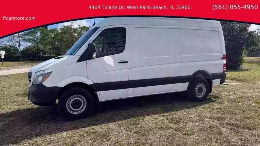 Used 2017 Mercedes-Benz Sprinter WORKER Cargo Van Base with VIN WD3PE7CD9HP575167 for sale in West Palm Beach, FL